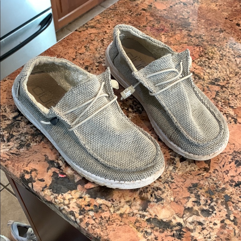 Hey Dude Gray Casual Slip-On Loafers